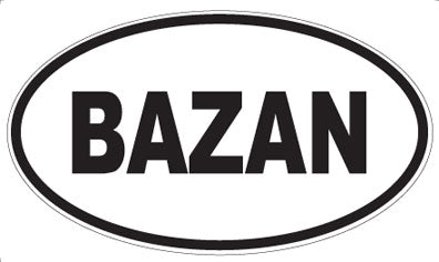BAZAN - Oval Magnet