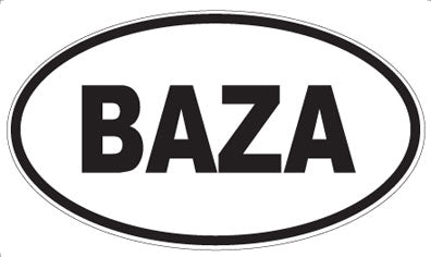 BAZA - Oval Magnet