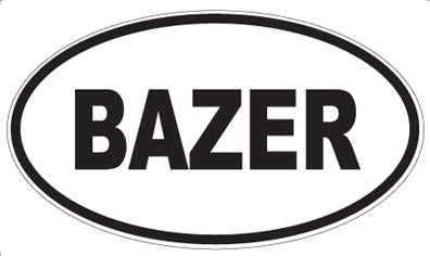BAZER - Oval Magnet
