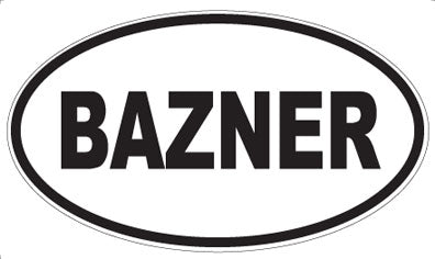 BAZNER - Oval Magnet