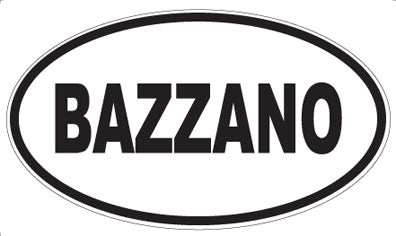 BAZZANO - Oval Magnet