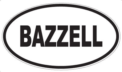 BAZZELL - Oval Magnet