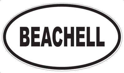 BEACHELL - Oval Magnet