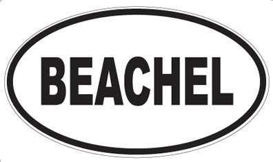 BEACHEL - Oval Magnet