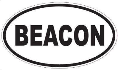 BEACON - Oval Sticker