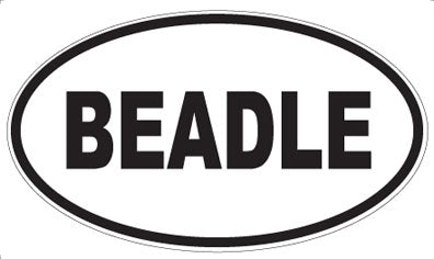 BEADLE - Oval Magnet