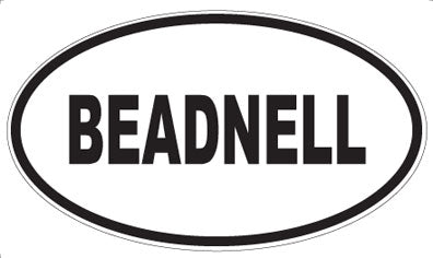 BEADNELL - Oval Magnet
