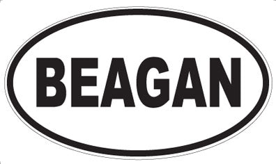 BEAGAN - Oval Magnet