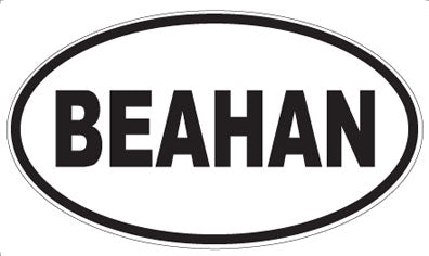BEAHAN - Oval Magnet