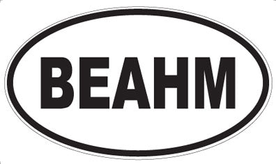 BEAHM - Oval Magnet