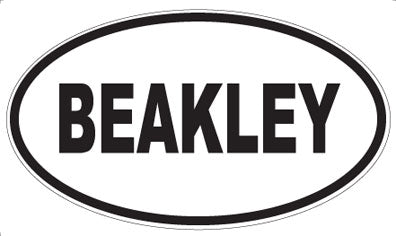 BEAKLEY - Oval Magnet