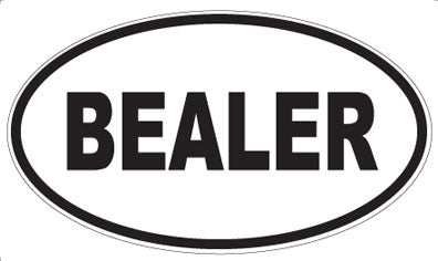BEALER - Oval Magnet