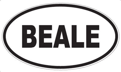 BEALE - Oval Magnet