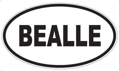 BEALLE - Oval Magnet