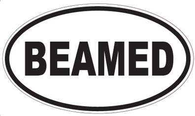 BEAMED - Oval Sticker