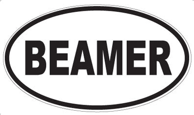 BEAMER - Oval Magnet