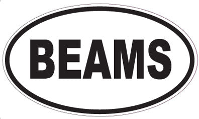 BEAMS - Oval Magnet