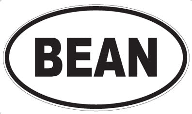 BEAN - Oval Magnet