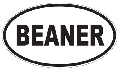 BEANER - Oval Magnet
