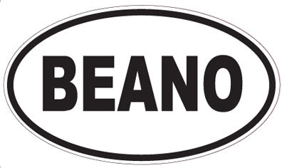 BEANO - Oval Sticker
