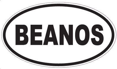 BEANOS - Oval Sticker