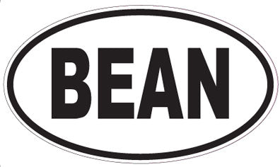 BEAN - Oval Sticker