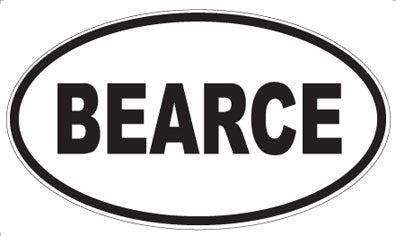 BEARCE - Oval Magnet