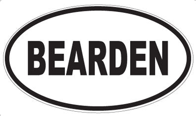 BEARDEN - Oval Magnet