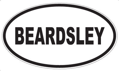BEARDSLEY - Oval Magnet