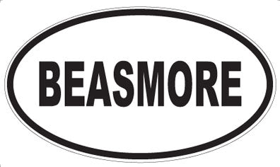 BEASMORE - Oval Magnet