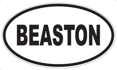 BEASTON - Oval Magnet