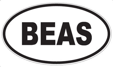 BEAS - Oval Magnet