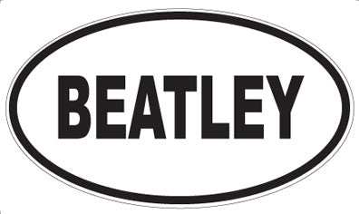 BEATLEY - Oval Magnet