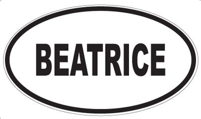 BEATRICE - Oval Magnet