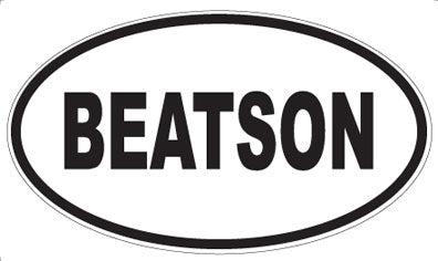 BEATSON - Oval Magnet