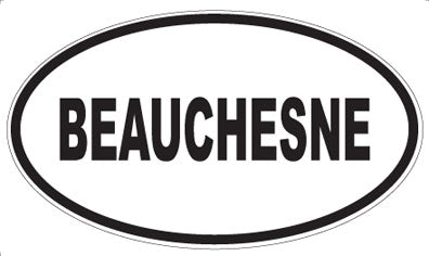 BEAUCHESNE - Oval Magnet