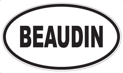 BEAUDIN - Oval Magnet