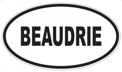 BEAUDRIE - Oval Magnet