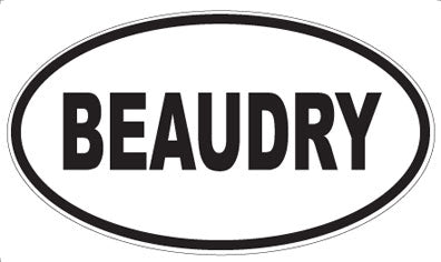 BEAUDRY - Oval Magnet