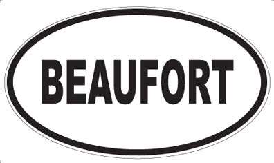 BEAUFORT - Oval Magnet