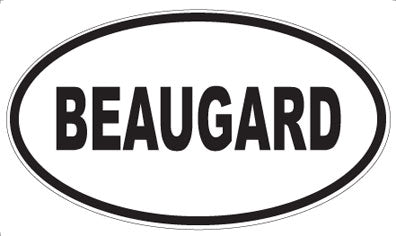 BEAUGARD - Oval Magnet