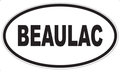 BEAULAC - Oval Magnet