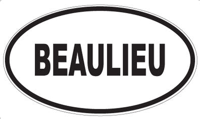 BEAULIEU - Oval Magnet