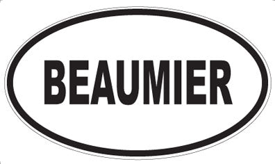 BEAUMIER - Oval Magnet