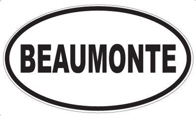BEAUMONTE - Oval Magnet