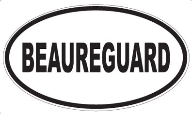 BEAUREGUARD - Oval Magnet