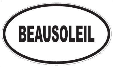 BEAUSOLEIL - Oval Magnet