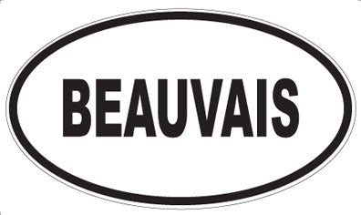 BEAUVAIS - Oval Magnet