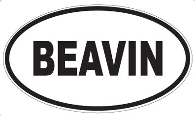 BEAVIN - Oval Magnet