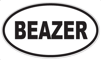BEAZER - Oval Magnet